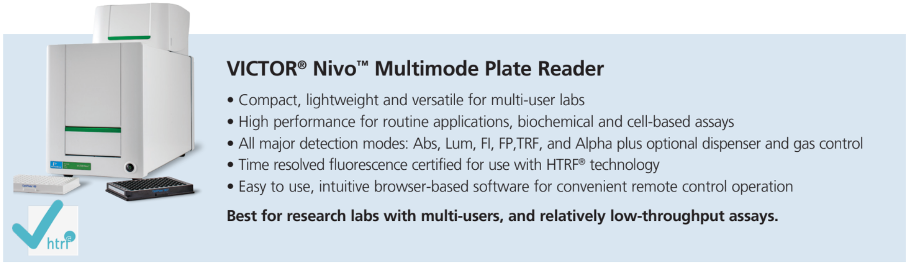 PerkinElmer VICTOR Nivo system Multimode Plate Readers
